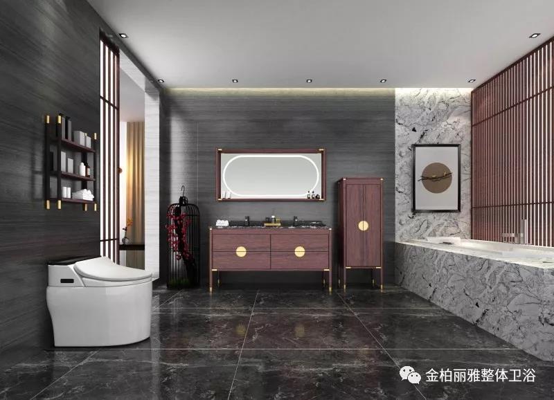 新中式古典主义浴室柜，重新演绎东方经典与美